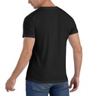 Custom Printed Men s Black Cotton T-shirt Personalized Text Photo Graphic Custom