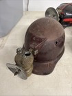  3  Early Vintage Rare   Coal Mining Caps    Lamp