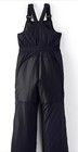 Girls Boys Lands End  Soft Polyester Snow Bib Ski Pants Black Sz 12 Retail  85