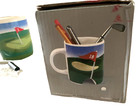  2  Golf Mugs Game Includes 2  Putters   Pens  1  Ball Kikkerland Coffee Cup