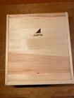 Justin Wines Empty Wine Box  Wood  3-bottle  14  X 13  X 4-1 2   No Dividers
