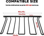 80lb Drill Holder Wall Mount Cordless Power Tool Organizer 4 Slot Metal Rack
