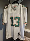 Nfl Mitchell   Ness Throwback 84 Miami Dolphins Dan Marino 13 White Jersey