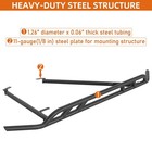 Rear Bumper Guard For 2015-2019 Subaru Outback Excludes 3 6r Steel Tube No Drill