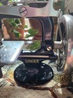 Vintage Singer No  20 Black Child s Sewing Machine   Original Box   Clamp