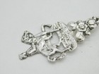 Victorian Dutch Sterling Silver Horse Riding Terminal Serving Spoon Antique