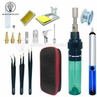 Mini Gas Solder Iron Gas Blow Torch Soldering Butane Cordless Welding Pen Burner