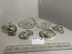 Set Of 4 Sterling Dresser Jars And Decanters