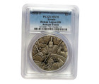 2018-p  2 Tuvalu - Roman Legion - 2troy Oz  High Relief - Antiqued Pcgs Pr70