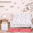 4 Pieces Baby Crib Bedding Set  Nursery Bedding Standard Size Soft Baby Boho