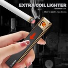 2 Pack Of Cigarette Case With Lighter For 100mm King Size  2-in-1 Card Holder   