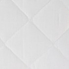 Parent s Choice Fitted Quilted Crib Mattress Pad  One Size  Solid White