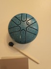 Steel Tongue Drum  3 Inch  6 Note  Teal Color 