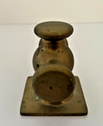 Antique Solid Brass Cross Mooring Bitt Bollard Paperweight Nautical Desk Decor
