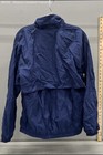 Vintage Nike Youth Navy Blue Full Zip Mesh Lined Windbreaker Jacket Sz L 12-14