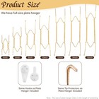 2 Pack Plate Hangers For The Wall Suitable For 4-5 Inch Small Decorative Plat   