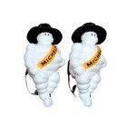 2 X 22 Cm Classic Michelin Man Bibendum Figure Doll Tire Advertisements Vintage 