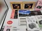 Lot Of 20 Vintage Camera Instruction Manuals Canon Fd Lens Dslr G1 Ixus X-1
