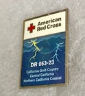American Red Cross California Gold Coast Region Lapel Pin Enamel Northern