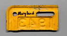     1943 Maryland License Plate Renewal Tab