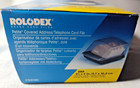 1996 Rolodex Petite Covered Card File S310 Gray 250 Cards 2 25x4  New In Box