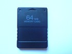 Sony Playstation 2 Memory Card Ps2 Magic Gate 64 Mb Megabytes Data Stick Black