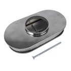 15  Oval Full Finned Polished Aluminum Air Cleaner Filter Fits For Chevy Sbc