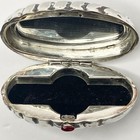 Vintage Princess Marcella Borghese Silver Tone Lipstick Case With Mirror