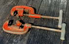 Lot Of 2 Ridgid Model 2-a Heavy Duty Steel Pipe Cutter 1 8 -2 