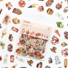 100pcs Mini Flower leaf cats foods Washi Sticker Pack For Journal Scrapbook