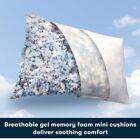 Serta Gel Memory Foam Cluster Pillows  2-pack  Free Shipping