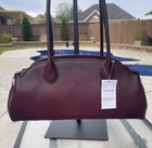 Authentic Coach Empire Carryall Bag 34 Brass Merlot Satchel Handbag Ccc30 Nwt