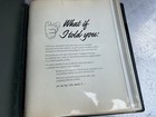 Vintage 1950   s Sunkist Orange Juice Drink Salesman Sales Book 1953 Original Rare