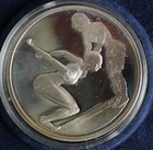 Athens 2004 Olympics Silver Proof 10 Euro 2-coin Set Swimming Gymnastics Box Coa