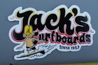 Jack s Surf Shop Surfboards Classic Surfer Cartoon V59c Vintage Surfing Sticker