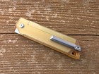 D Rocket Designs Maximx  spacexi  Flipper Knife - Ultem - Midtech 