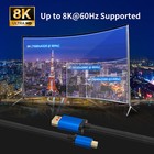 Mini Displayport 1 4 To Display Port Cable 8k 4k 60hz Mini Dp To Dp Adapter 6ft