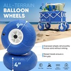 Sekey Beach Wagon     440lb Capacity  9  Sand-proof Wheels  Foldable