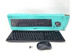 Logitech Mk270 Black 920-009437 Keyboard   Mouse Combo  wireless 