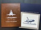 1980   s Nasa Rockwell Space Shuttle Sts-1 Commemorative Print Drawings Lot