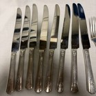60 Pc Wm  Rogers Oneida Sectional 1938 Lido Pattern Silverplate Flatware Vintage