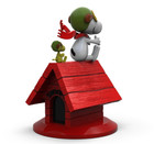 Unpainted Peanuts Snoopy Flying Ace Diorama 3d Printed Model Kit  3-22 