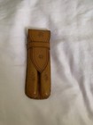 Pen Case Leather Brown Leather Wristwatch Band Replacement Strap Pre-owned