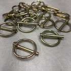 Lynch Pins- 3 16  X 1 - Zinc Yellow Plated Carbon Steel- Lot Of 25