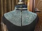 Chainmail Collar 9mm Aluminium Flat Ring Riveted With Washer Larp Armor