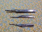Lot Of 3 Vtg Metal Rug Hooking Punch Needle Tools Adjustable Tufting Art Needles