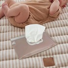 Wipe Dispenser 2-pack Portable Refillable Wipe Container reusable Travel Baby