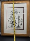 Carol Burnett Framed Sketch Signed