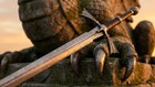  dark Sister Fantasy Sword Replica 39  - Stainless Steel Blade With Wall Mount 