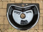 Vintage Kohler K-6554 Cast Iron Black Sink  22    X 18    - 8    Tall - Weighs 48lbs 